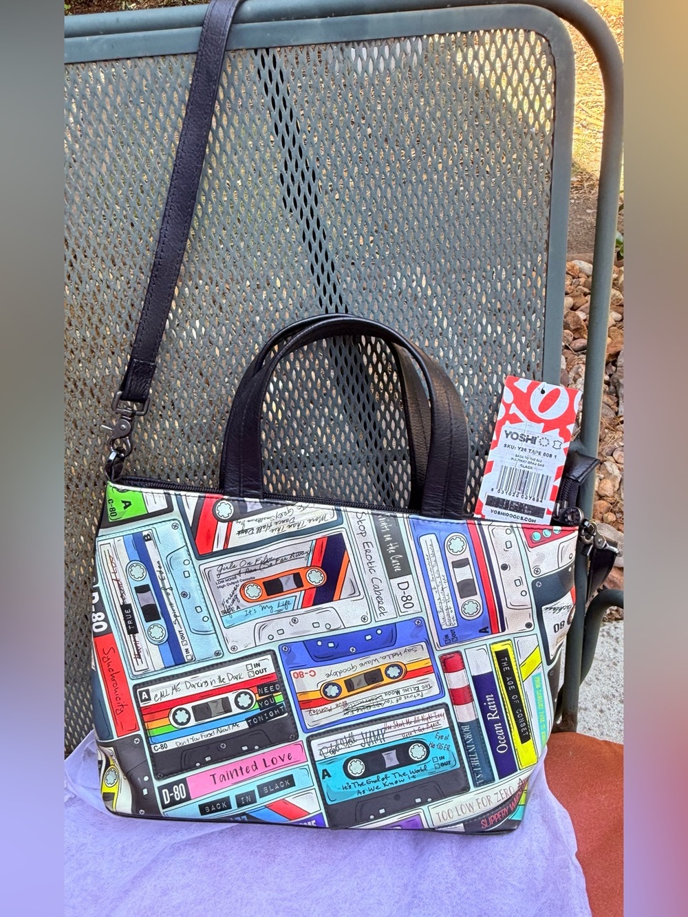 Yoshi Lichfield BACK TO THE 80s Multiway Grab Bag/Purse w/ wallet, & coin purse
